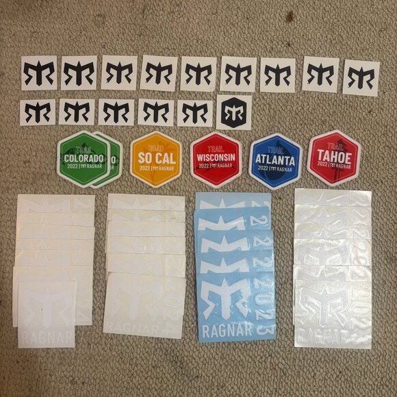 Other | Ragnar Relay Stickers And Temporary Tattoos Road And Trail ...